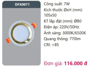 Den Led Downlight Tan Quangdfx0071