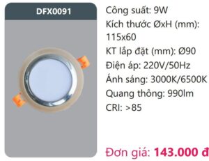 Den Led Downlight Tan Quangdfx0091