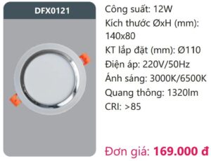 Den Led Downlight Tan Quangdfx0121