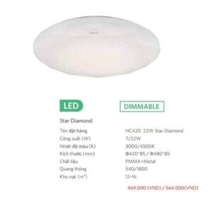 Den Led Star Diamond Hc420 22w Star Diamond 1