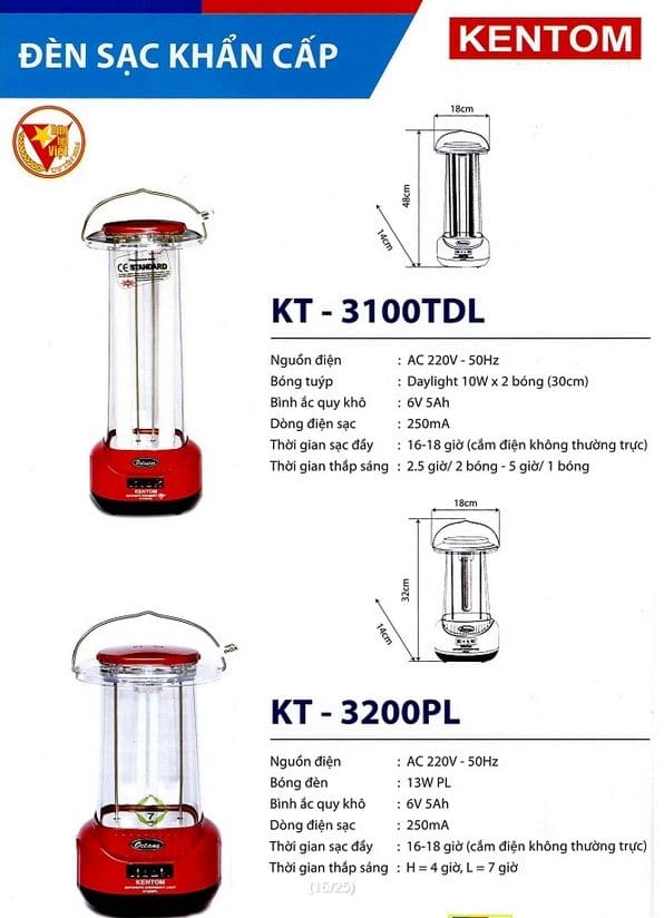 Bang Gia Den Kt 3100 Tdl