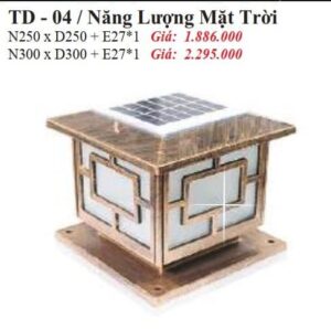 Tru Dong Ngoai Troi Td 04 Nang Luong Mat Troi