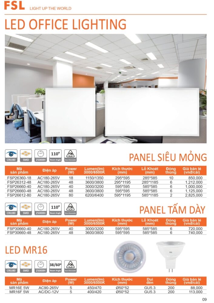 Den Led Panel 600x600 Fsl