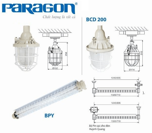 đèn chống cháy nổ Paragon