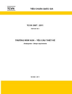 19705 Tcvn 3907 2011 Xd Truong Mam Non 001