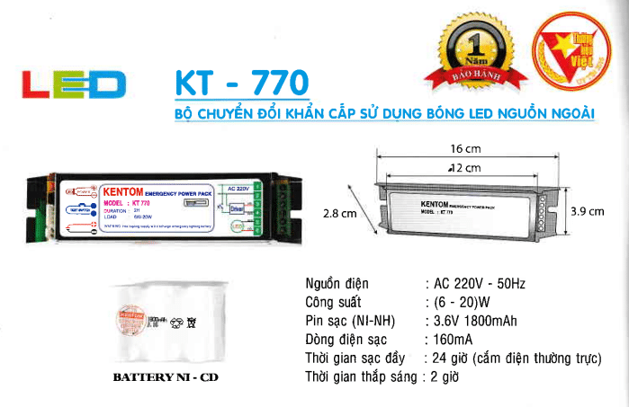 Den Khan Cap Kentom Kt 770