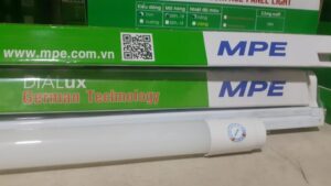 Đèn led tuýp MPE 1m2 loại thủy tinh, nhựa, nhôm