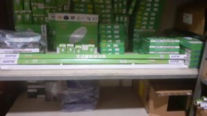 Đèn led tuýp MPE 1m2 loại thủy tinh, nhựa, nhôm