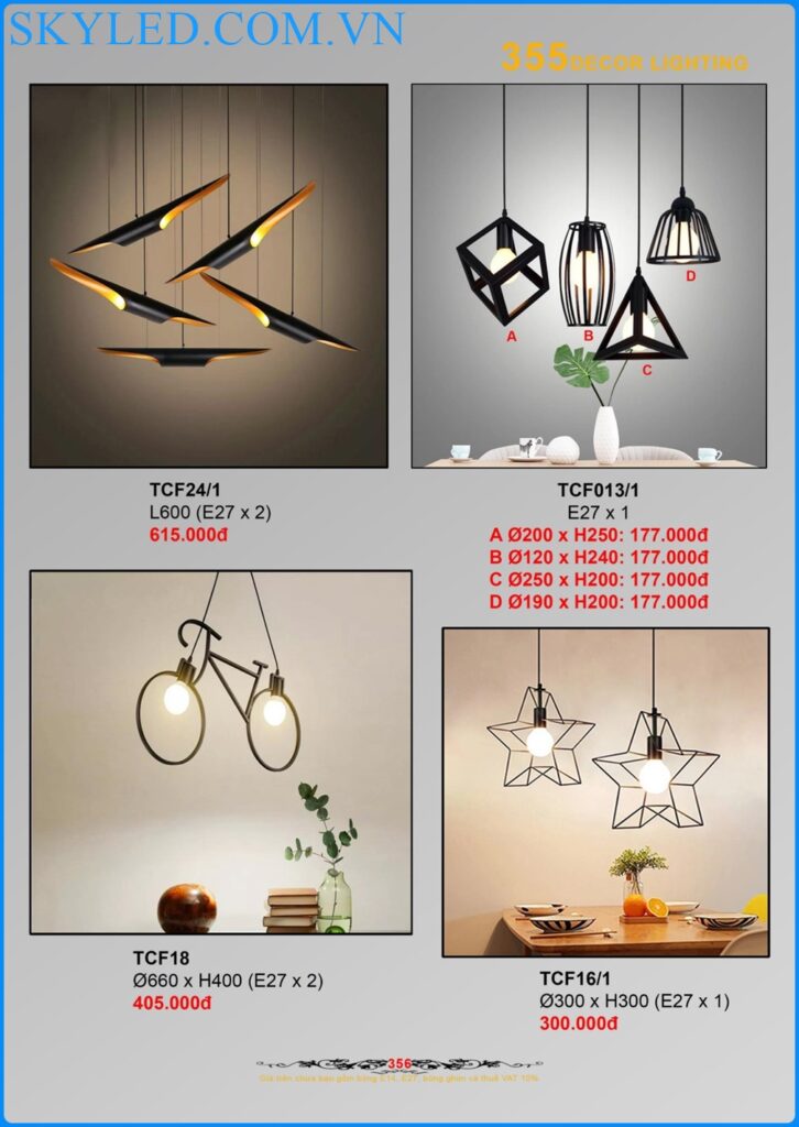 Catalogue Den Trang Tri 355 2022 359