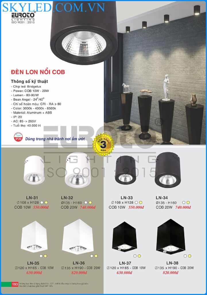 Catalogue Den Trang Tri Euroto 2022 189