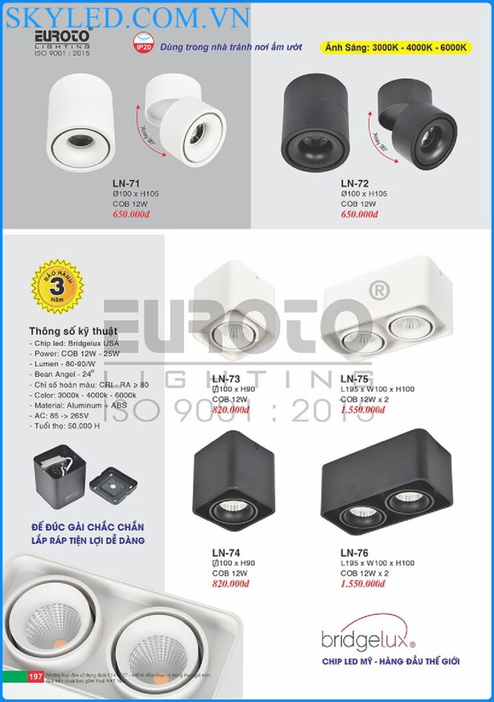 Catalogue Den Trang Tri Euroto 2022 193