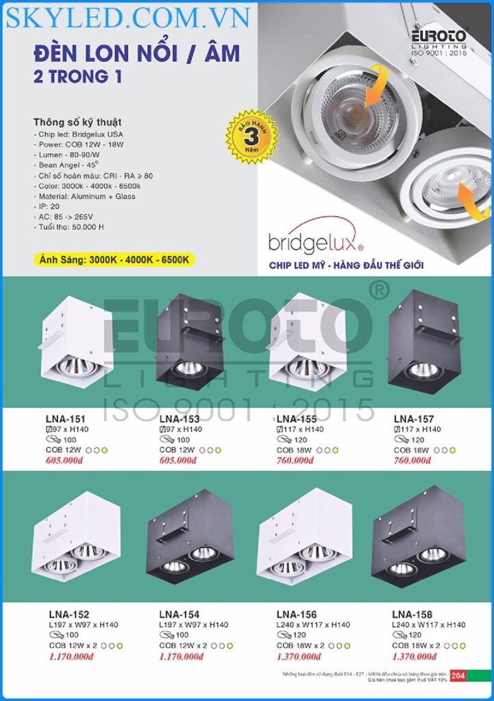 Catalogue Den Trang Tri Euroto 2022 200
