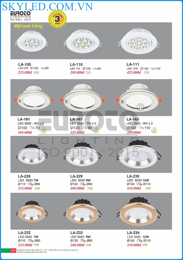 Catalogue Den Trang Tri Euroto 2022 207
