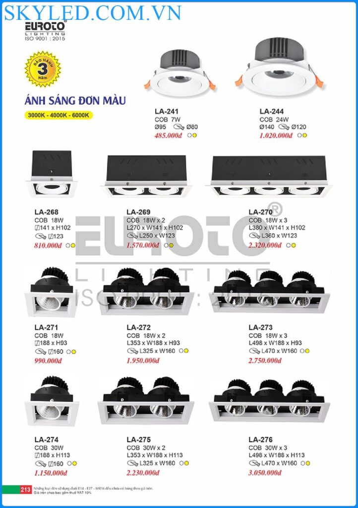 Catalogue Den Trang Tri Euroto 2022 209