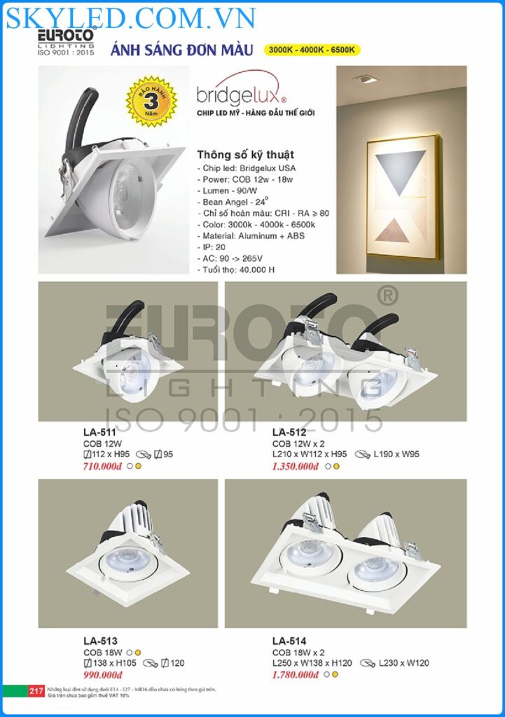 Catalogue Den Trang Tri Euroto 2022 213