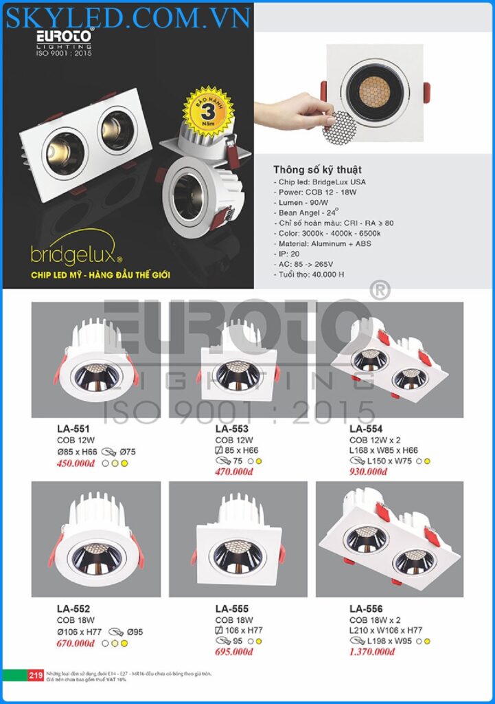 Catalogue Den Trang Tri Euroto 2022 215