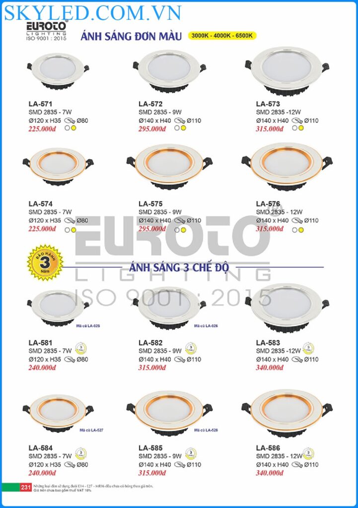 Catalogue Den Trang Tri Euroto 2022 227