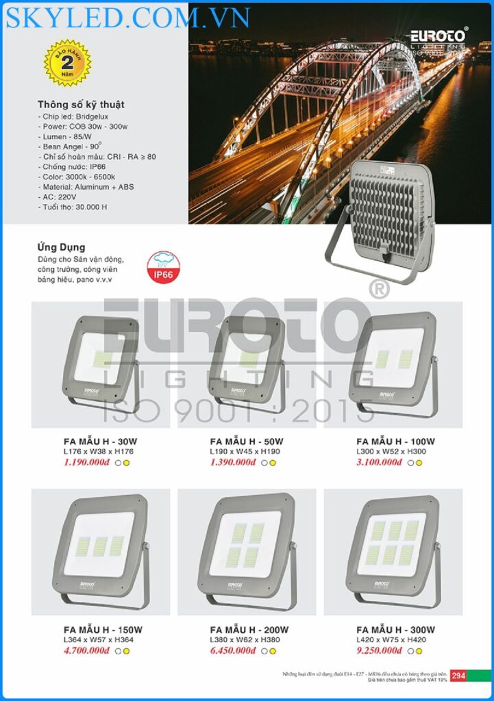 Catalogue Den Trang Tri Euroto 2022 290