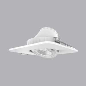 Den Downlight Dieu Chinh Goc Chieu Mat Vuong Dla2s 3w