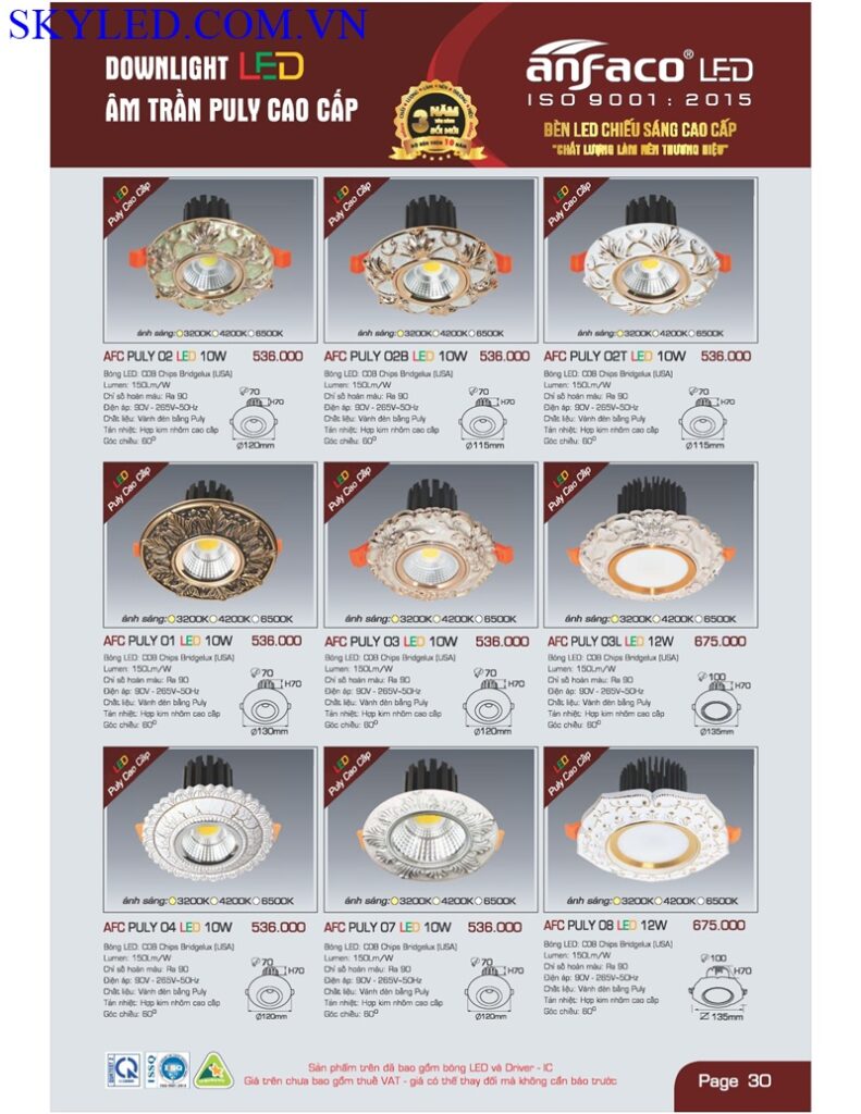 Catalogue Bang Gia Den Led Anfaco Thang 7 2022 031