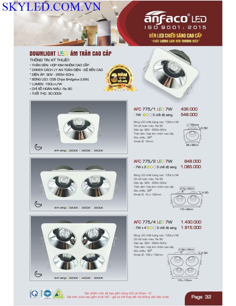 Catalogue Bang Gia Den Led Anfaco Thang 7 2022 033