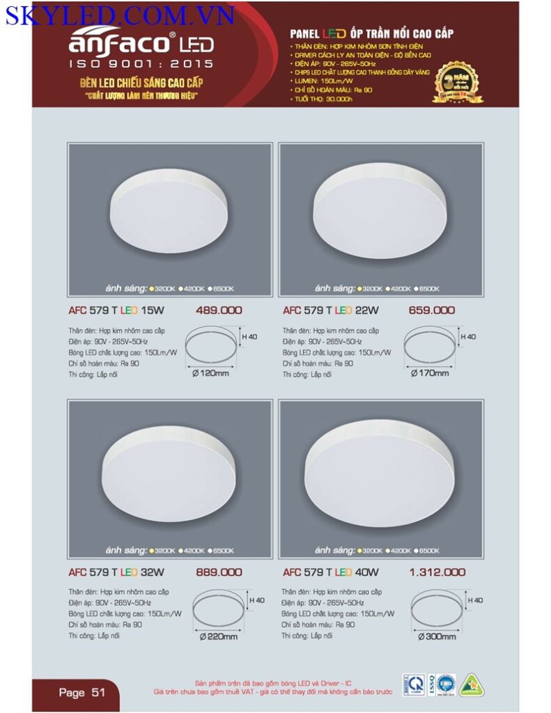 Catalogue Bang Gia Den Led Anfaco Thang 7 2022 052