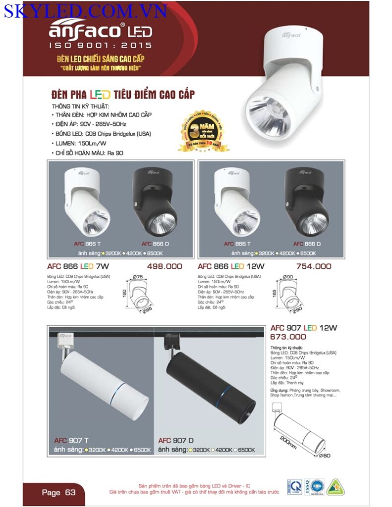 Catalogue Bang Gia Den Led Anfaco Thang 7 2022 064