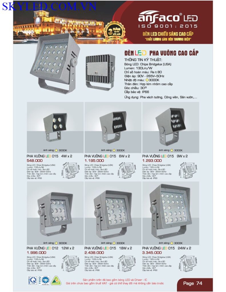 Catalogue Bang Gia Den Led Anfaco Thang 7 2022 075