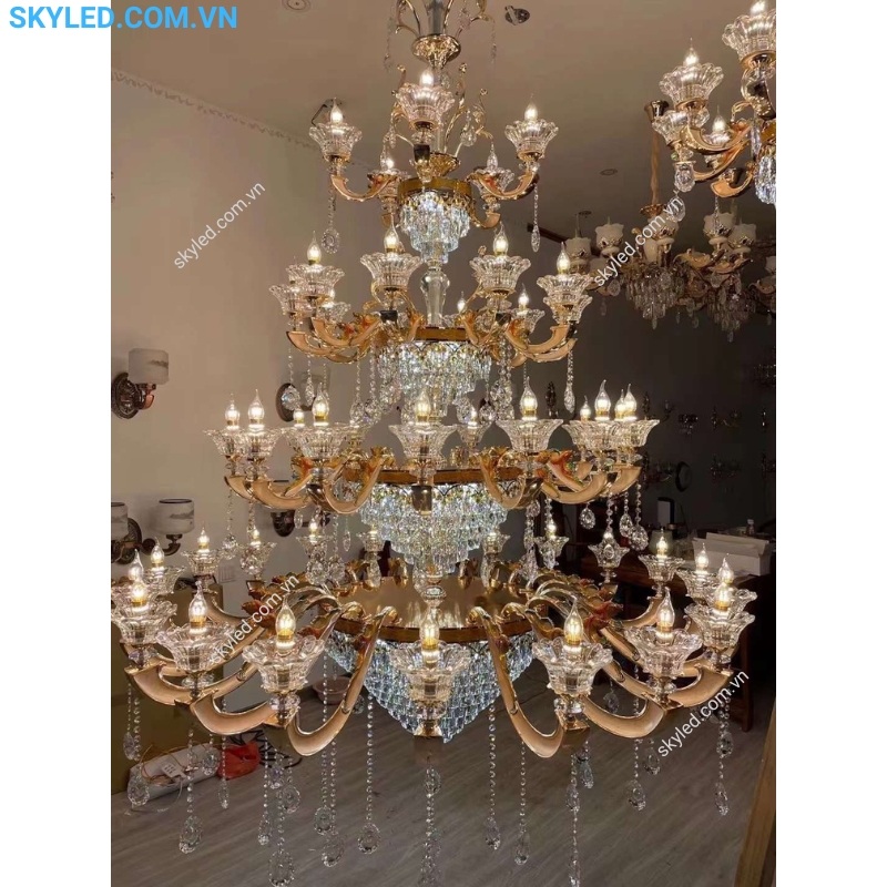 Đèn chùm DC891 (hình ảnh thực tế)