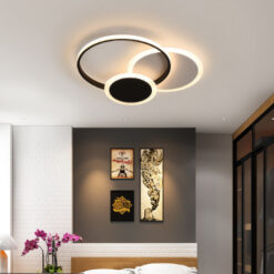 Mâm ốp trần hình tròn đen MO 956 – 20