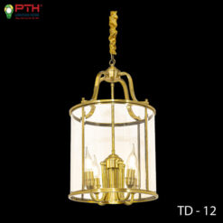 Đèn Thả Xi Mạ Đồng TD – 12