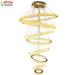 Đèn Thả Pha Lê 8 Vòng TH – 835A – 18