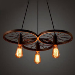 Đèn thả sắt 3 bánh xe THCN 118 – 18