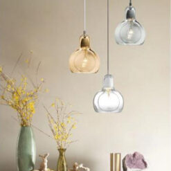 Đèn thả lọ thủy tinh trong suốt THCN 208A – 19