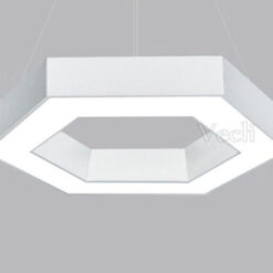 Đèn thả hình lục giác trắng THCN 210A – 18