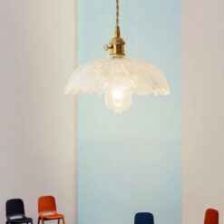 Đèn thả thủy tinh cách điệu THCN 268