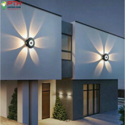 Đèn hắt vách ngoài trời hình hoa mai VNT – 6017