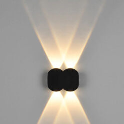 Đèn vách ngoài trời gợn sóng 2 mắt VNT – 632