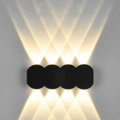 Đèn vách ngoài trời gợn sóng 8 mắt VNT – 634