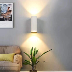 Đèn vách ngoài trời hình trụ VNT – 667/trắng