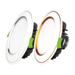 Đèn LED Âm Trần Diamond 10W Đổi Màu, Viền Màu, Mặt Phẳng/ Cong Kingled