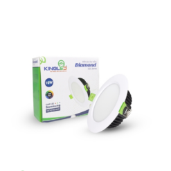 Đèn LED Âm Trần Diamond 15W Đổi Màu (DDL-15SS-T140-DM) Kingled