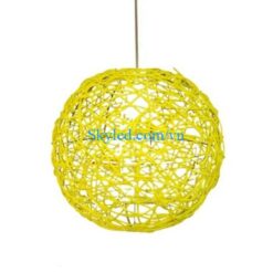 Đèn cầu rối nhựa giả mây nhiều màu sắc