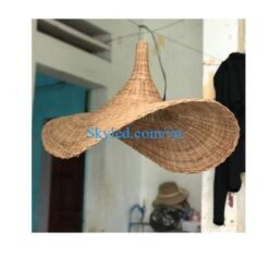 1A- Đèn trụ tăm tre không ống vải