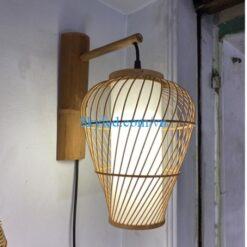 Đèn ốp tường mây tre 07