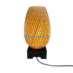 Đèn để bàn mây tre 10