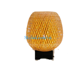 Đèn để bàn mây tre 11