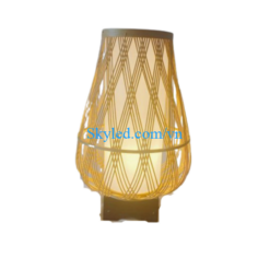 Đèn ngủ mây tre 13
