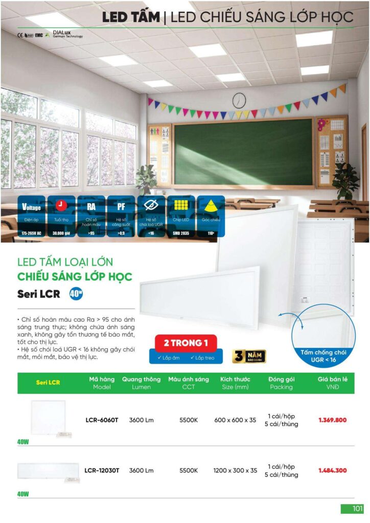 Bảng giá Đèn led MPE, thiết bị điện MPE mới nhất 2024 101