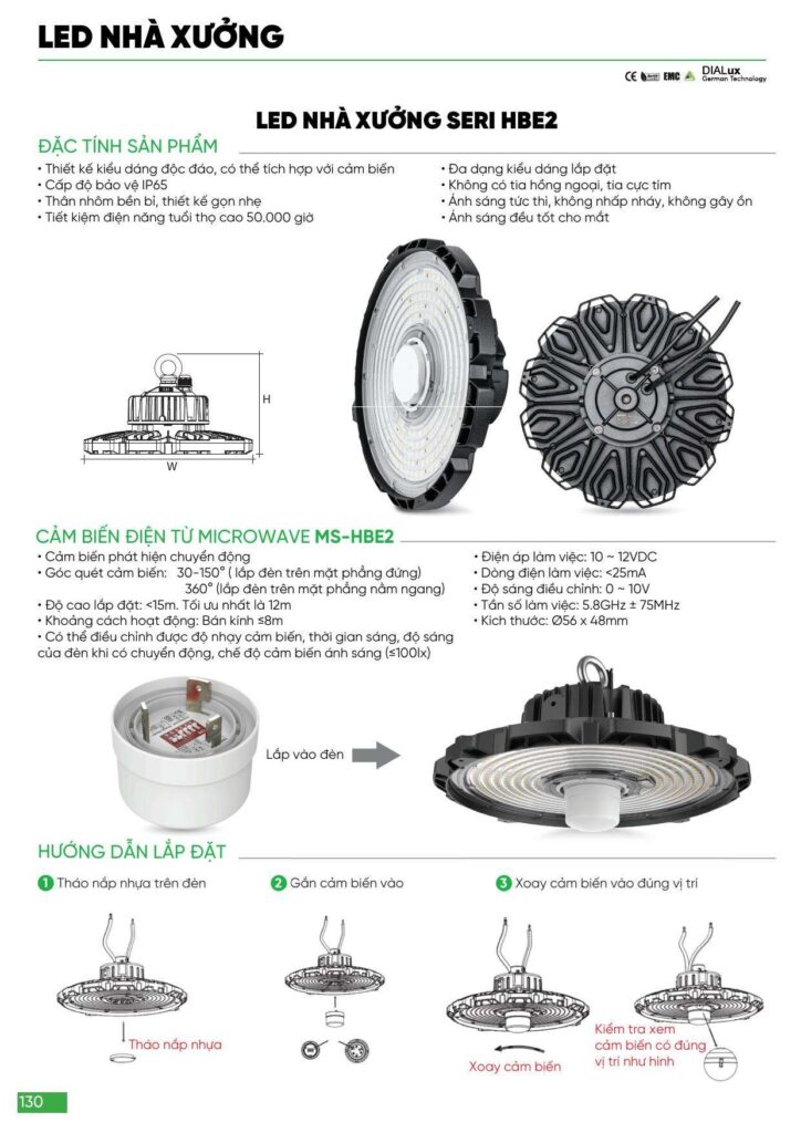 Bảng giá Đèn led MPE, thiết bị điện MPE mới nhất 2024 130